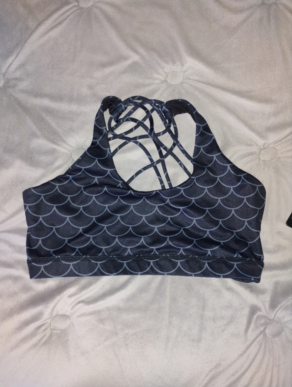 CVG Black Mermaid Bra Butterfly Back Size Medium